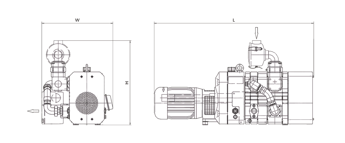 Mink MI 2124 BV爪式真空泵 Mink MI 2124 BV爪式真空泵