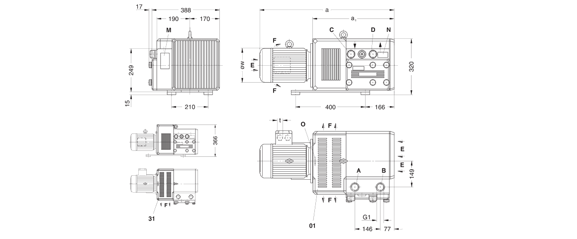 V-KTA 60干式真空泵 V-KTA 60干式真空泵