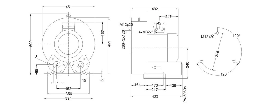 2HB 830 H17 高壓鼓風(fēng)機(jī)
