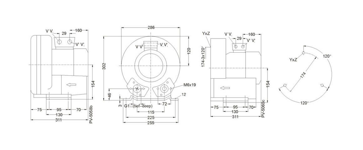 2HB 430 H16 高壓鼓風機 2HB 430 H16 高壓鼓風機