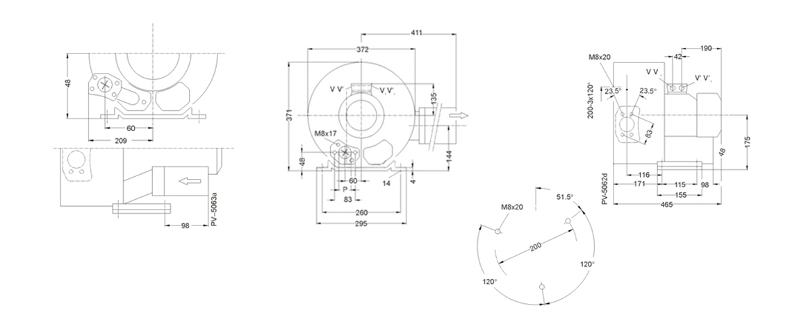 2HB 520 H46 高壓鼓風(fēng)機 2HB 520 H46 高壓鼓風(fēng)機